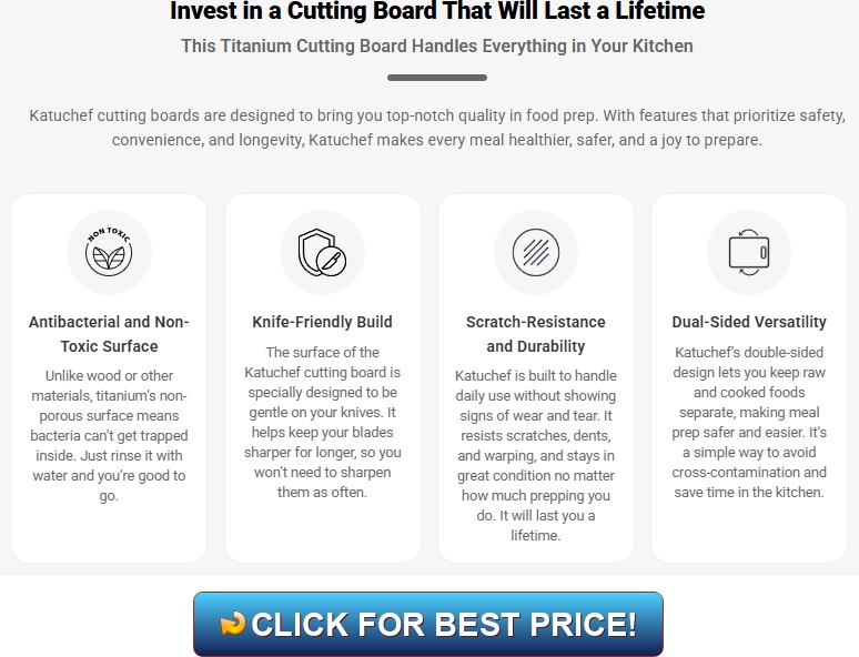Katuchef Reviews: Legit Titanium Cutting Board Worth Buying?